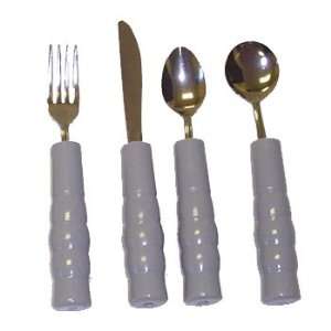  Heavy Weighted Utensils   Set of 4 ( fork, knife, Health 
