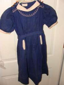 Vintage 1930s Girls Shirley Temple Brand Dress Tagged Great 4 Playpal 