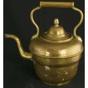  Vintage French Brass Kettle Tea Coffee Kitchenware 