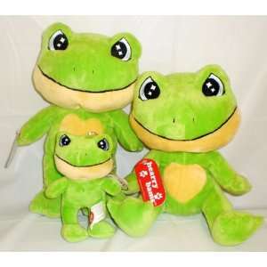  Exclusive!! Hearry Bams Frog Plush Set of 3 Pieces By DTM 