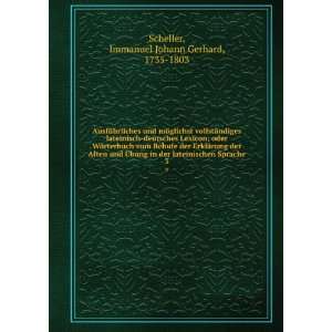   Sprache. 3 Immanuel Johann Gerhard, 1735 1803 Scheller Books