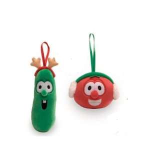  Veggie Tales Holiday Ornaments  Bob and Larry