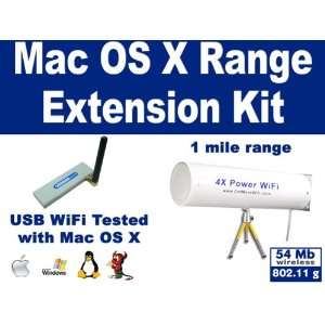  Mac OS X Maximum Range ( +1 mi) WiFi Extension Kit 