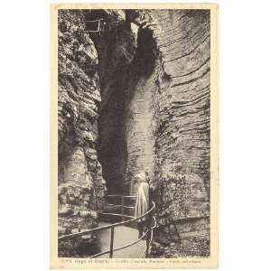 1940s Vintage Postcard   Grotta Cascata Varone   Riva del Garda, Italy