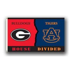   Auburn Tigers / Georgia Bulldogs Rivalry 3x5 Flag