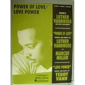  Sheet Music Power of Love Love Power Vandross 35 