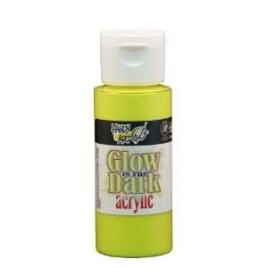   Paint 158 010 Glow in the Dark Acrylic Paint, 1, Yellow Glow, 2 Ounce
