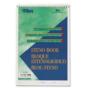  TOPS Products   TOPS   Gregg Steno Books, 6 x 9, Green 