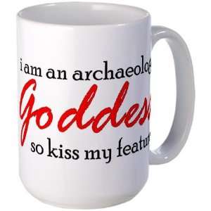  Archaeology Goddess Archaeology Large Mug by  