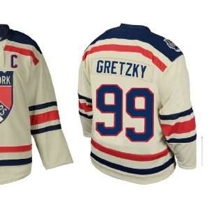 New york rangers Winter Classic jerseys #99 Gretzky cream jerseys size 