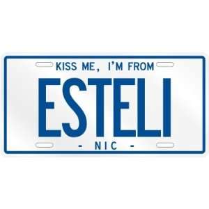   AM FROM ESTELI  NICARAGUA LICENSE PLATE SIGN CITY
