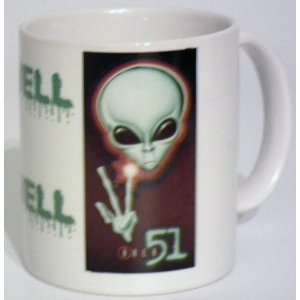  White Coffee Mug Roswell Area 51 