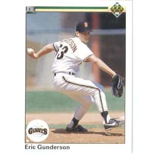 1990 Upper Deck # 752 Eric Gunderson San Francisco Giants / MLB 