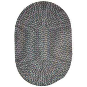   Rug Blossom Indoor/Outdoor Braided Rug   Blue, 4 ft. Round Home