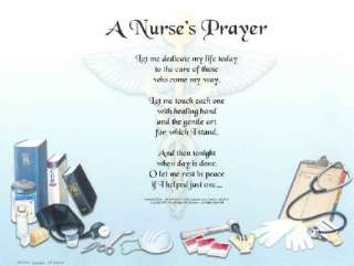 Nurse Prayer Poem  
