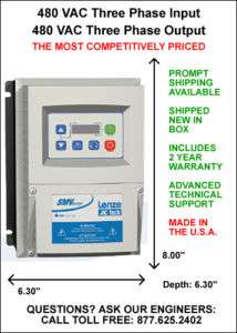 HP AC Motor Variable Frequency Drive Control  
