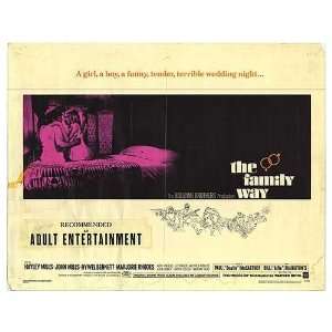  Family Way Original Movie Poster, 28 x 22 (1967)