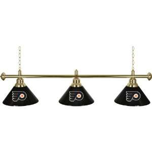  NHL Philadelphia Flyers 60 Inch 3 Shade Billiard Lamp   Game 