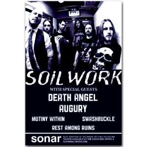  Soilwork Poster   Sonar Concert Flyer   Death Angel