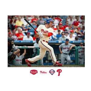   Phillies Chase Utley Mural Wall Graphic