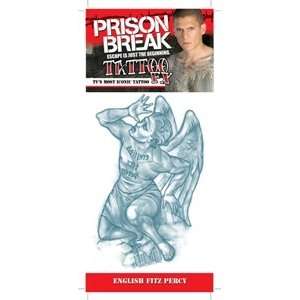 Prison Break Eng Fitz Percy Angel Tattoo Toys & Games