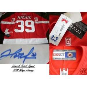  Signed Dominik Hasek Jersey   Cup Patch