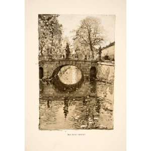   Germany River Havel Art   Orig. Photolithograph