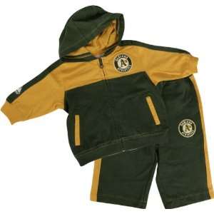 Oakland Athletics  Kids 4 7  French Terry Hoody/Pant Set  