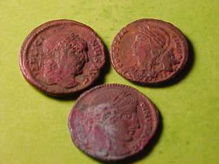 GROUP OF 3 ANCIENT ROMAN COINS NICE DETAIL INTERESTING  