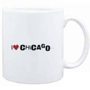  Mug White  Chicago I LOVE Chicago URBAN STYLE  Sports 