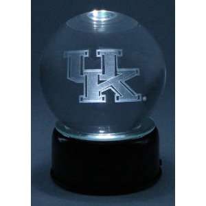Kentucky Wildcats Etched Logo Crystal Ball  Sports 