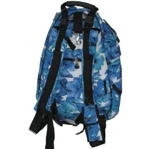  Jet Blue Leafy Two Strap Backpack