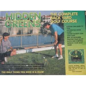  HIDDEN GREENS THE COMPLETE BACK YARD GOLF COURSE Toys 