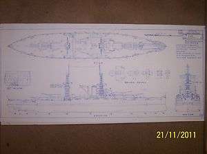 USS ARIZONA BB39 1916 arrg. ship model boat plans  