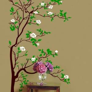  Vinyl Wall Art Decal Sticker Asian Tree Leaves Blossom Big 