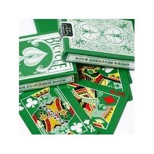  Bicycle Poker Deck   green: Toys & Games