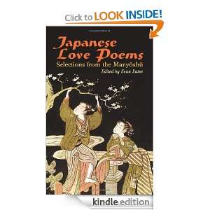 Japanese Love Poems Selections from the Manyoshu Evan Bates  
