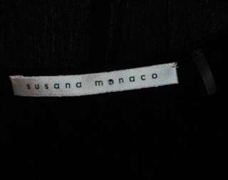 SUSANA MONACO SMOCKED/BABYDOLL BLACK ANGIE DRESS~2/4  