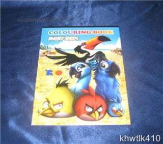   Pictures of Angry Birds RIO Coloring Book SMALL Series 2 ABCLRB0004B