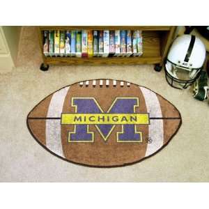  University of Michigan Football Mat   NCAA Sports 