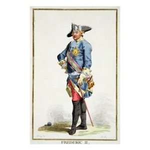  Frederick II The Great King of Prussia from Receuil Des 