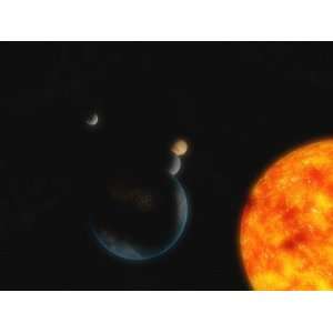  Solar System Astronomy Premium Poster Print by Stocktrek 