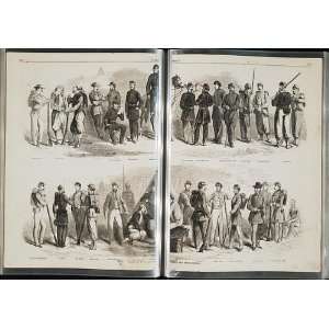 Uniforms,United States Volunteers,militia,Civil War regiments,military 