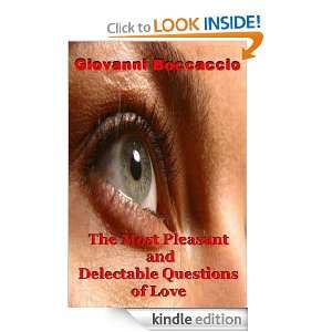 The Most Pleasant and Delectable Questions of Love Giovanni Boccaccio 