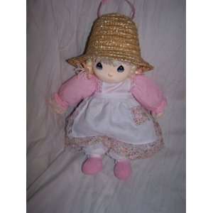    Precious Moments Girl Doll with Straw Hat 15 