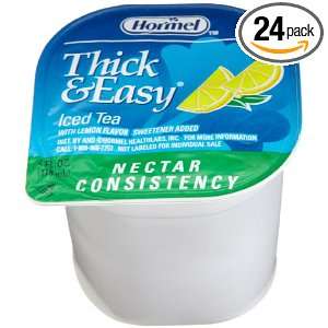 Hormel Drink Thick & Easy Iced Tea (Nectar Consistency), 4 Ounce Cups 