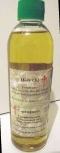 Anointing Holy Olive Oil from The Sepulcher Orthodox Greek Church in 