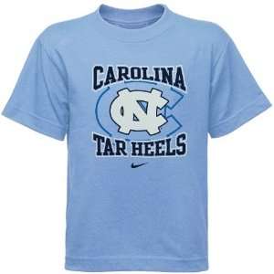   Tar Heels (UNC) Preschool Carolina Blue Mascot T shirt (7) Sports