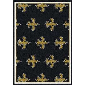  New Orleans Saints NFL Repeat Area Rug by Milliken: 78 