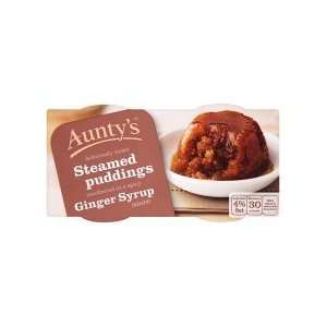 Auntys Ginger Syrup Steamed Puddings: Grocery & Gourmet Food
